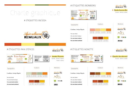 CHARTE GRAPHIQUE ETIQUETTES CHARTE GRAPHIQUE